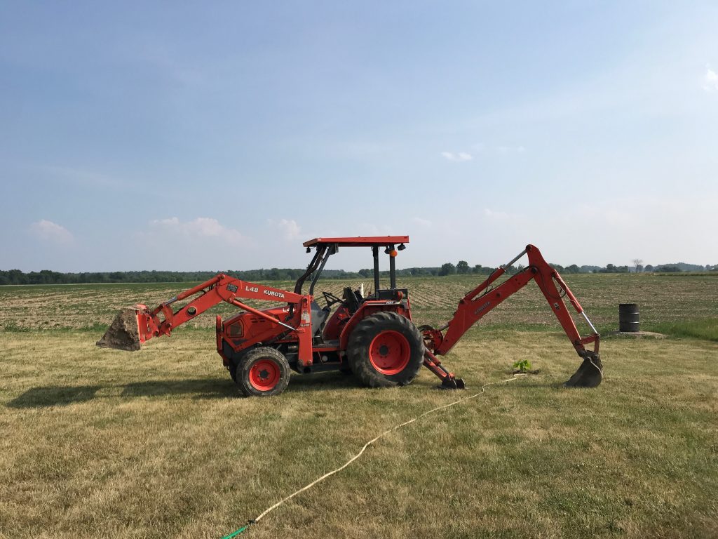 central Michigan cm backhoe service excavating